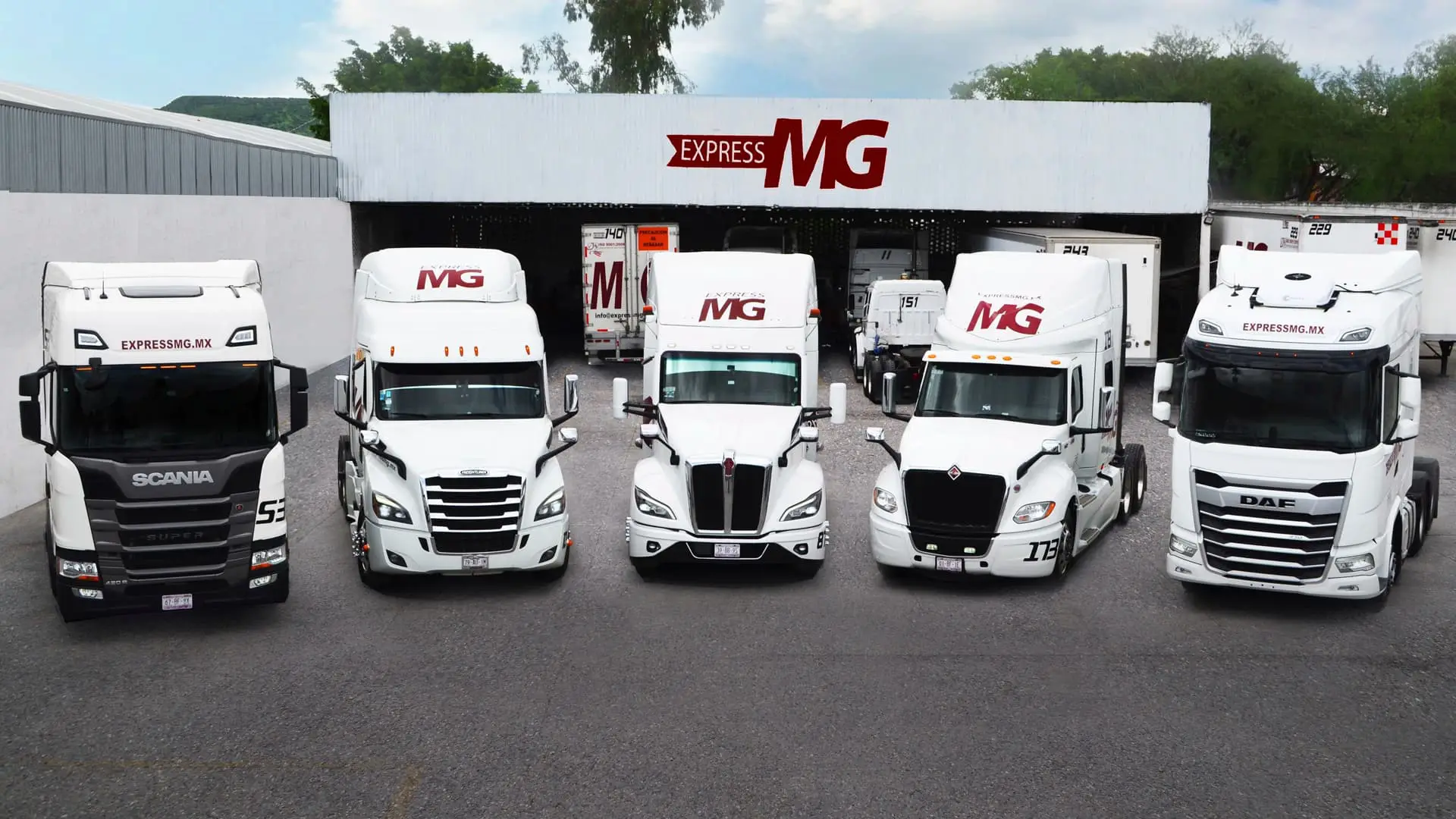 Operación de transporte de Express MG